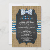 Beuw Stropdas Baby Uitnodigingen om te springen, j (Voorkant)