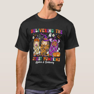 Bevallende Mooiste Pompoenen Verloskundige T-shirt
