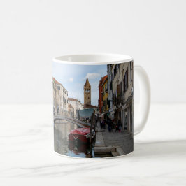 Bevallig Cannaregio Kanaal Venetië Italië Koffiemok