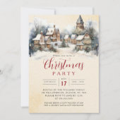 Bevallig Dorps Kerstfeest   Kaart (Voorkant)