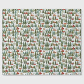 Bevallig Fantasievolle Kerst Inpakpapier (Vlak)