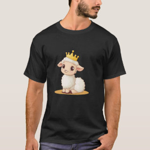 Bevallig Gekroond Lam voor pluizige Dierenliefhebb T-shirt