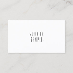 Bevallig modern minimalistisch ontwerp helder effe visitekaartje