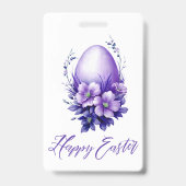 Bevallig Paasei Badge (Achterkant)