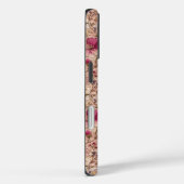 Bevallig Roze Folk Bloemmotief Case-Mate iPhone Case (Achterkant / Rechts)