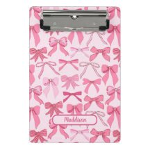 Bevallig roze strikpatroon