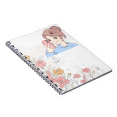 Bevallig spiraalnotitieboek voor meisjes: notitieboek (Rechterzijde)