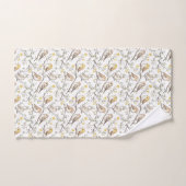 Bevallig vogel- en bloesempatroon bad handdoek (Handdoek)