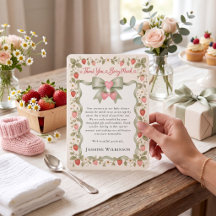 Bevallige baby shower bedankbrief