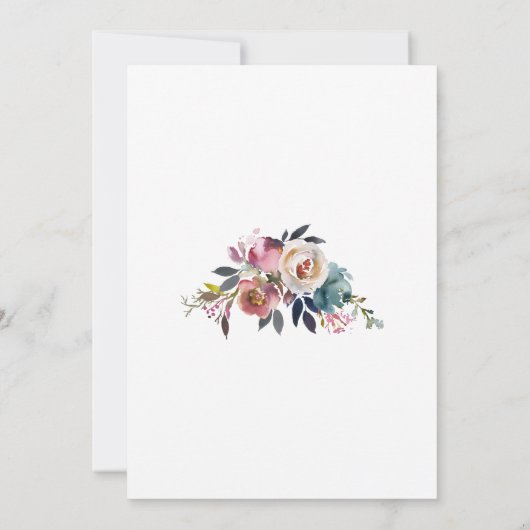 Bevallige babysfoto gouden kruis doop bedankkaart (Achterkant)