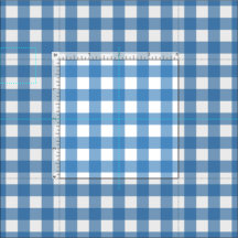 Bevallige Blauwe Gingham