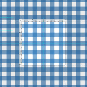 Bevallige Blauwe Gingham Stof