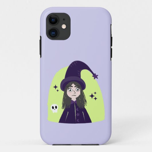 Bevallige Boze Schattige Heks Case-Mate iPhone Case (Achterkant)