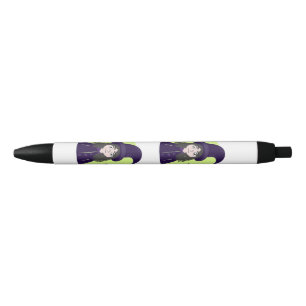 Bevallige Boze Schattige Heks Zwarte Inkt Pen
