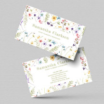 Bevallige Elegante Aquarel Wilde Bloem Patroon
