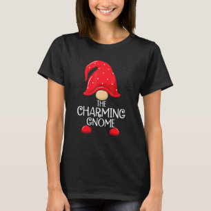 Bevallige Gnome Overeenkomstige Familie Groep Kers T-shirt