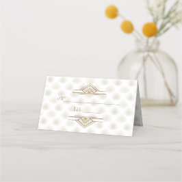 Bevallige Goud Great Gatsby Art Deco Jaren 20 Trou Plaatskaartje