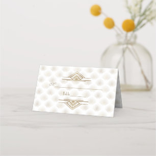 Bevallige Goud Great Gatsby Art Deco Jaren 20 Trou Plaatskaartje