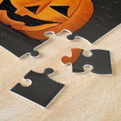 Bevallige Halloween-scène met pompoen Legpuzzel (Zijkant)