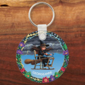 Bevallige Heks Aviator Sleutelhanger (Voorkant)
