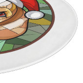 Bevallige Hondse Kerstvreugde: Kerstmis met Beagle Snijplank (Hoek)