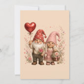 Bevallige Kabouter Baby Shower Kaart (Achterkant)