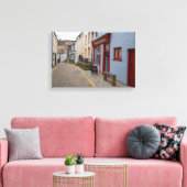 Bevallige Kasseistraat in het dorp Staithes Canvas Afdruk (Insitu (Woonkamer))
