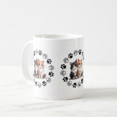 Bevallige kattenmok koffiemok (Voorkant links)