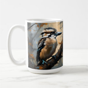 Bevallige Lach: Kookaburra in Olieverf Koffiemok