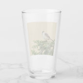 Bevallige Mus Vogel Foto Glas (Voorkant)