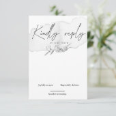 Bevallige Natuur Verticale RSVP Kaart (Staand voorkant)