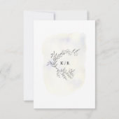 Bevallige Natuur Verticale RSVP Kaart (Achterkant)