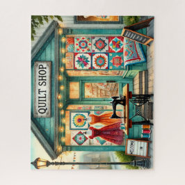 Bevallige Quiltwinkel Vintage Naaidresses Legpuzzel
