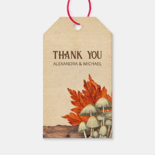Bevallige Rustieke Bos Natuur Geïnspireerd Dank Je Cadeaulabel