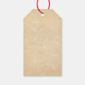 Bevallige Rustieke Bos Natuur Geïnspireerde Dank J Cadeaulabel (Achterkant)