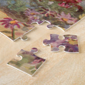 Bevallige Rustieke Vintage Engelse Tuinpoort Legpuzzel (Zijkant)