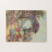 Bevallige Rustieke Vintage Engelse Tuinpoort Legpuzzel (Horizontaal)