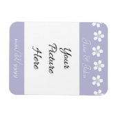 Bevallige Sakura in Lavendel Save-the-Date Magneet (Horizontaal)
