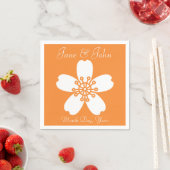 Bevallige Sakura in Oranje Servetten (Insitu)