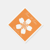 Bevallige Sakura in Oranje Servetten (Hoek)