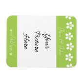 Bevallige Sakura in Peridot Save-the-Date Magneet (Horizontaal)