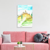 Bevallige San Gimignano Canvas Afdruk (Insitu (Woonkamer))