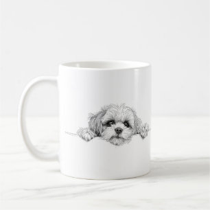Bevallige Shih Tzu koffiemok
