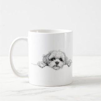 Bevallige Shih Tzu koffiemok
