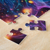 Bevallige vrouwelijke sterrendanseres legpuzzel (Zijkant)