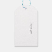 Bevallige Waterverf Zeehond Pup, op maat gemaakt  Cadeaulabel (Achterkant)