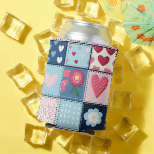 Bevalligend Cute Patchwork Ontwerp Blikjeskoeler