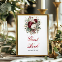 Bevalligende Blush Bourgondië Gastboek Poster