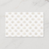 Bevalligende Gouden Gatsby Art Deco Jaren 20 Websi Visitekaartje (Achterkant)