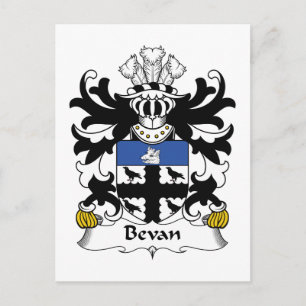 Bevan Family Crest Briefkaart